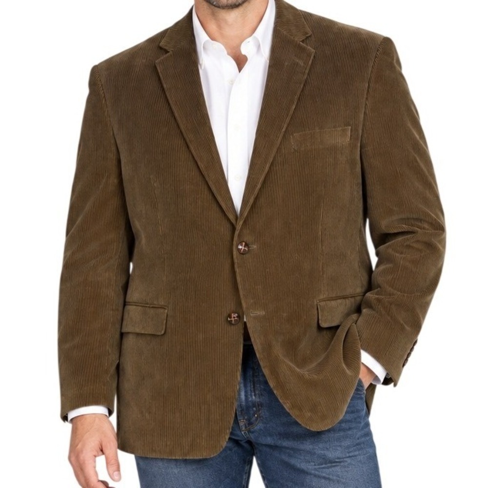 Lauren Ralph Lauren Brown Corduroy Blazer Men's 46R